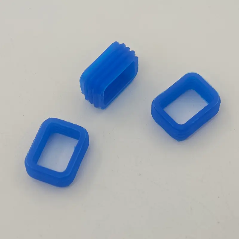Màu xanh 3 chiều silicon kết nối cao su