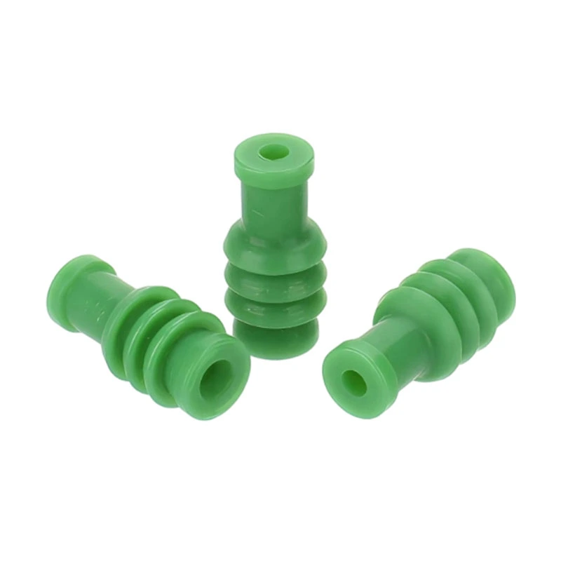 Con dấu kết nối silicone màu xanh lá cây